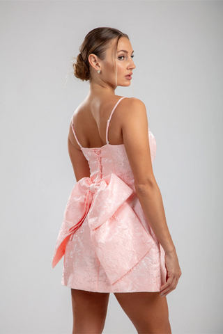 שמלת מיני של רוזבל – ורודה