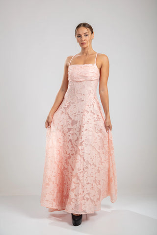 שמלת רוזל – ורודה סומק