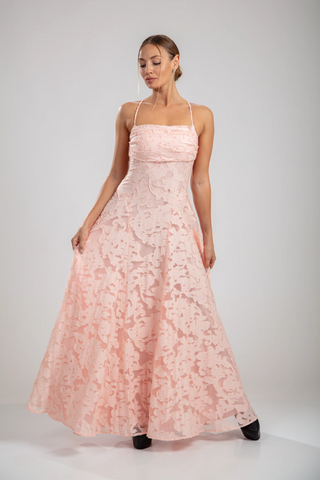 שמלת רוזל – ורודה סומק