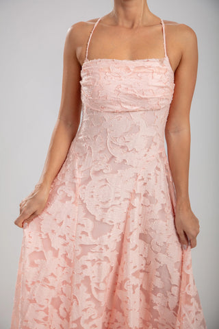 שמלת רוזל – ורודה סומק