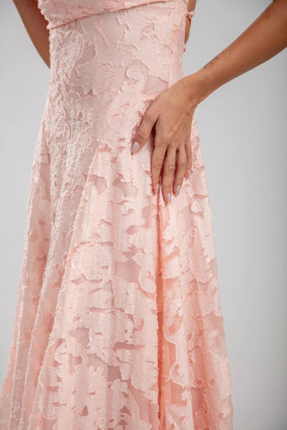 שמלת רוזל – ורודה סומק