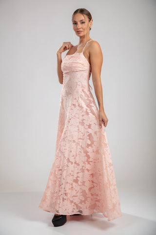 שמלת רוזל – ורודה סומק