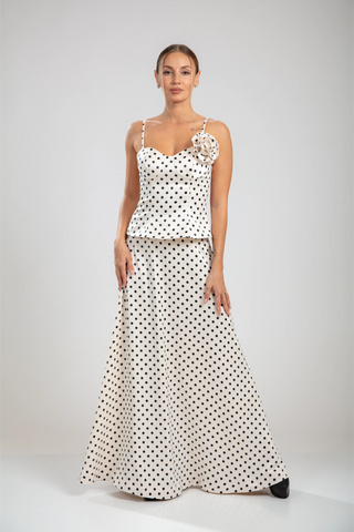 Améliane Polka Dot Blouse