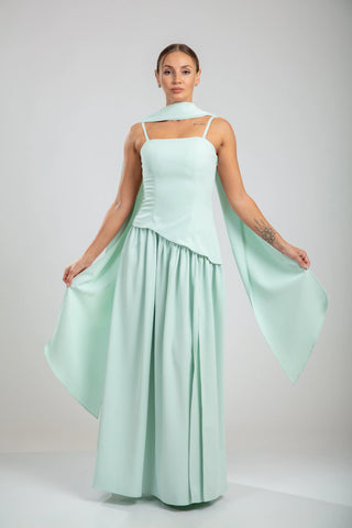 Seraphine Gown – Mint Green