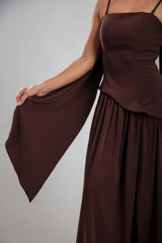 Seraphine Gown – Chocolate Brown