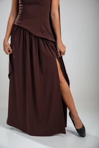 Seraphine Gown – Chocolate Brown