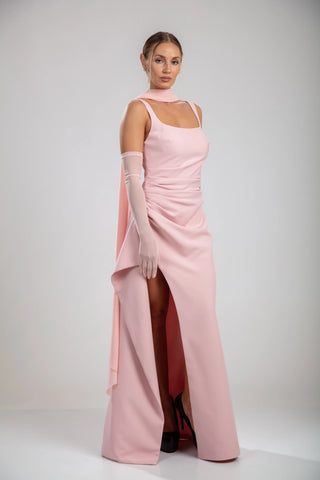 שמלת סלסטין – ורודה