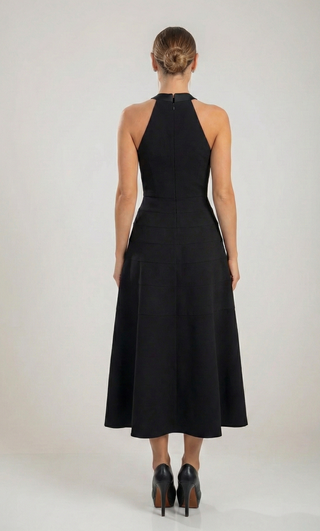 שמלת מידי עם רצועות אקליפסה