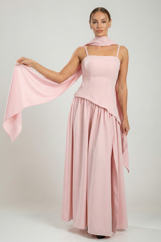 שמלת סרפין – ורוד תינוק