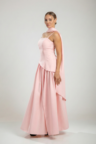 שמלת סרפין – ורוד תינוק