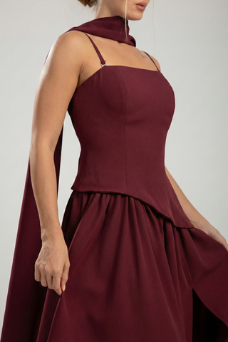 שמלות סרפין – בורדו
