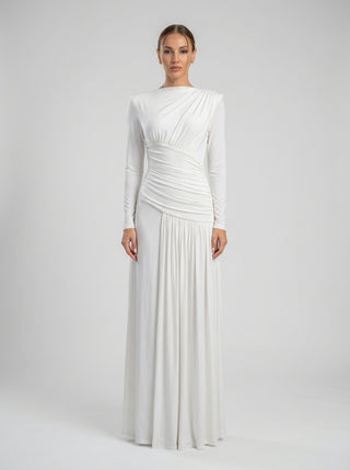 שמלת אירועים בצבע שנהב – Abeni