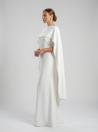 אדנה – שמלת אירועים בצבע שנהב