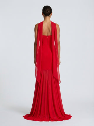 שמלת ערפל אורליה – אדום