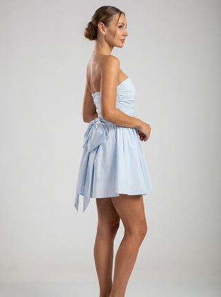 Aurorae Mini Dress — Light Blue