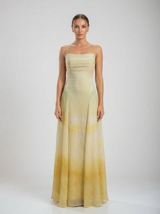 Ayana – Sunset Gold Event Dress