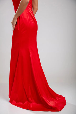 Carmine Rose Gown – Scarlet Red