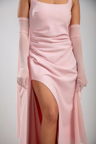 שמלת סלסטין – ורודה