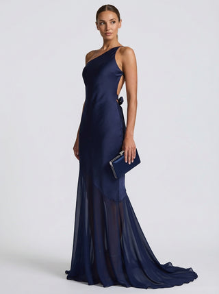 Dominion Gown – Navy Blue