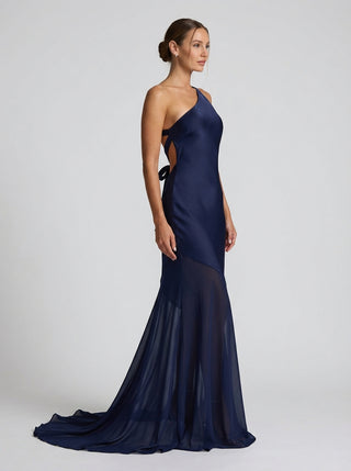 Dominion Gown – Navy Blue