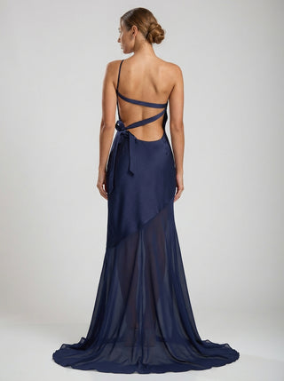 Dominion Gown – Navy Blue