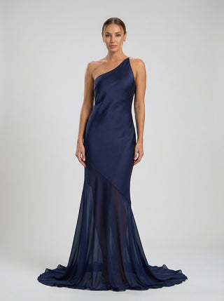 Dominion Gown – Navy Blue