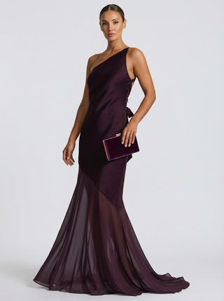 Dominion Gown – Plum