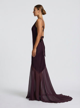 Dominion Gown – Plum