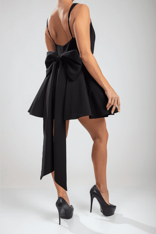 שמלת מיני אקליפסרה - שחורה