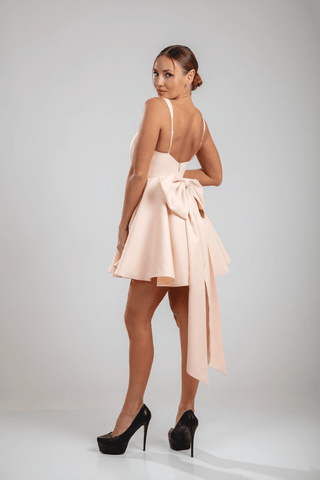 שמלת מיני אקליפסרה - ורודה