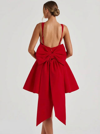 שמלת מיני אקליפסרה – אדום
