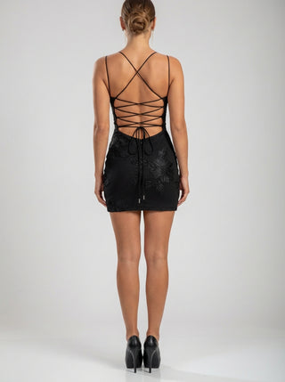 שמלת מיני פלורנטיה – שחורה