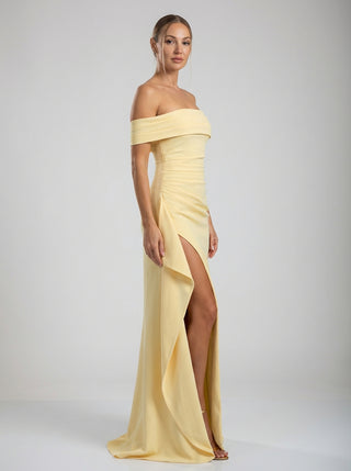Marceline Gown – Lemon Yellow