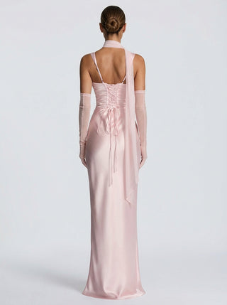 שמלת רגאליה – ורוד תינוק