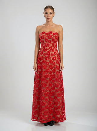 שמלת מיני תחרה של רוזליה