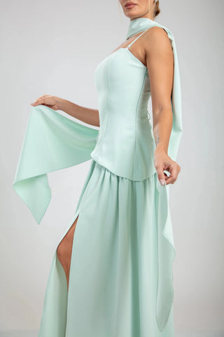 שמלות סרפין – ירוק מנטה