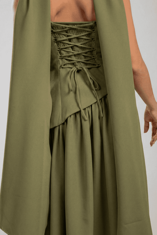שמלות סרפין – ירוק זית