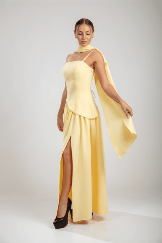 שמלות סרפין – צהוב סולֵי