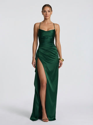 Valoria Gown – Emerald Green