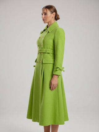 שמלת מעיל עם חגורה של ויויאן