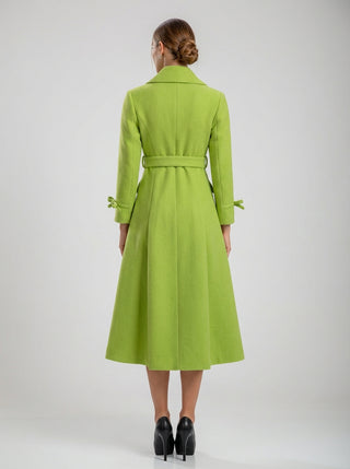 שמלת מעיל עם חגורה של ויויאן