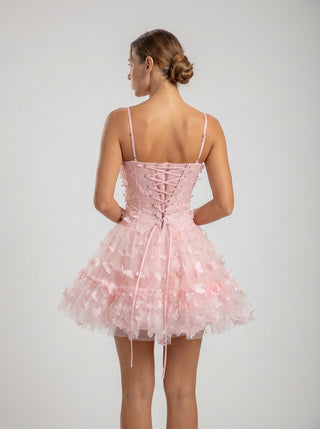 שמלת אירועים בצבע סומק - זורי