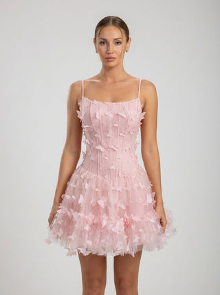 שמלת אירועים בצבע סומק - זורי