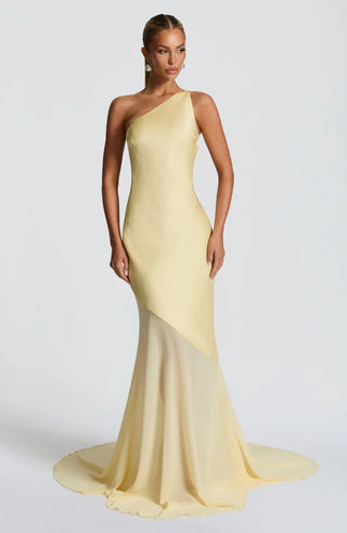 Dominion Gown – Lemon Yellow