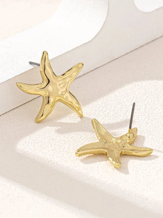 Delicate starfish earrings - Lia