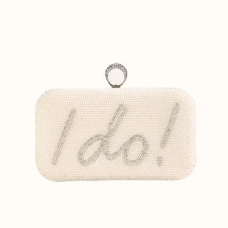 Evening bag with pearls - Elise