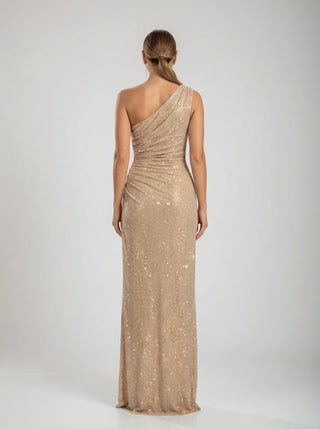 שמלות כתף אחת אורס — ברק זהב