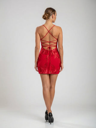 שמלת מיני פלורנטיה – אדום