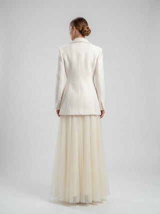 Soft Authority Jacket & Tulle Set — Mini Edit