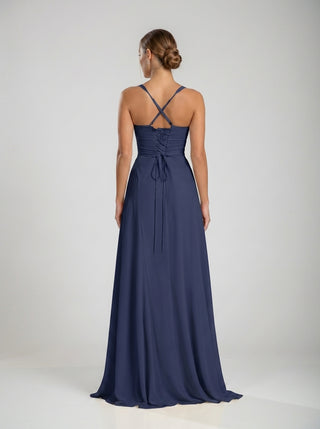 ELVIRA Soft Corset Flow Gown - Midnight Navy